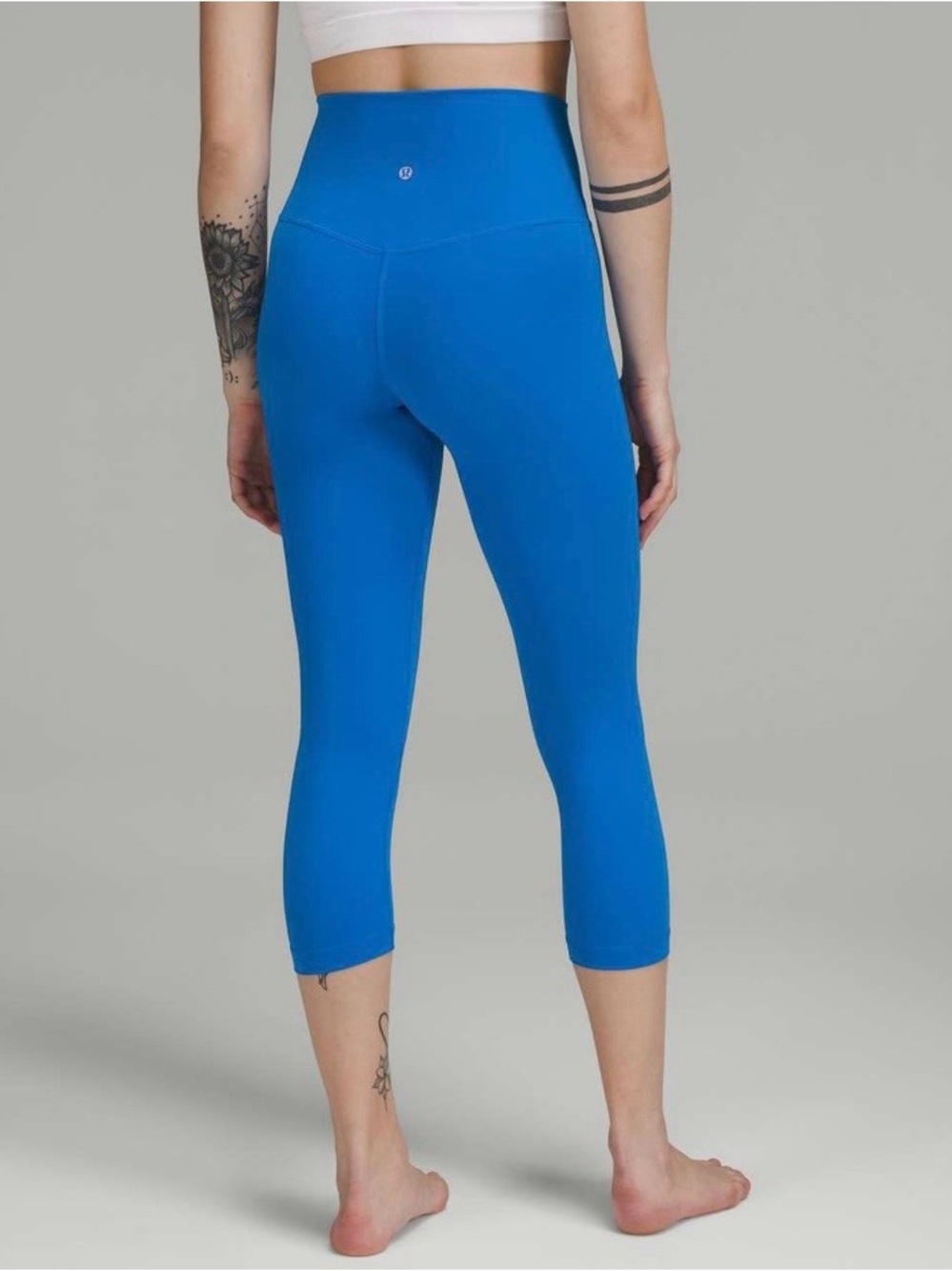 lululemon athletica Poolside Blue High-Rise Crop Align Leggings 21”